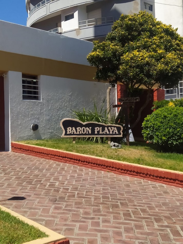 Departamento 3 ambientes c/ cochera VISTA AL MAR - EDIFICIO BARON PLAYA