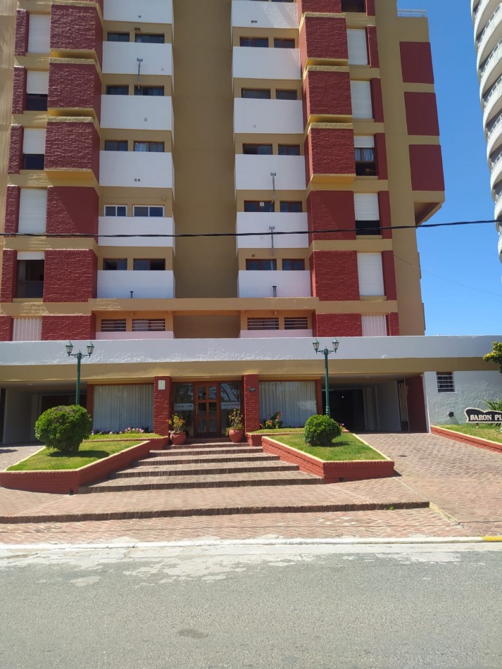 Departamento 3 ambientes c/ cochera VISTA AL MAR - EDIFICIO BARON PLAYA