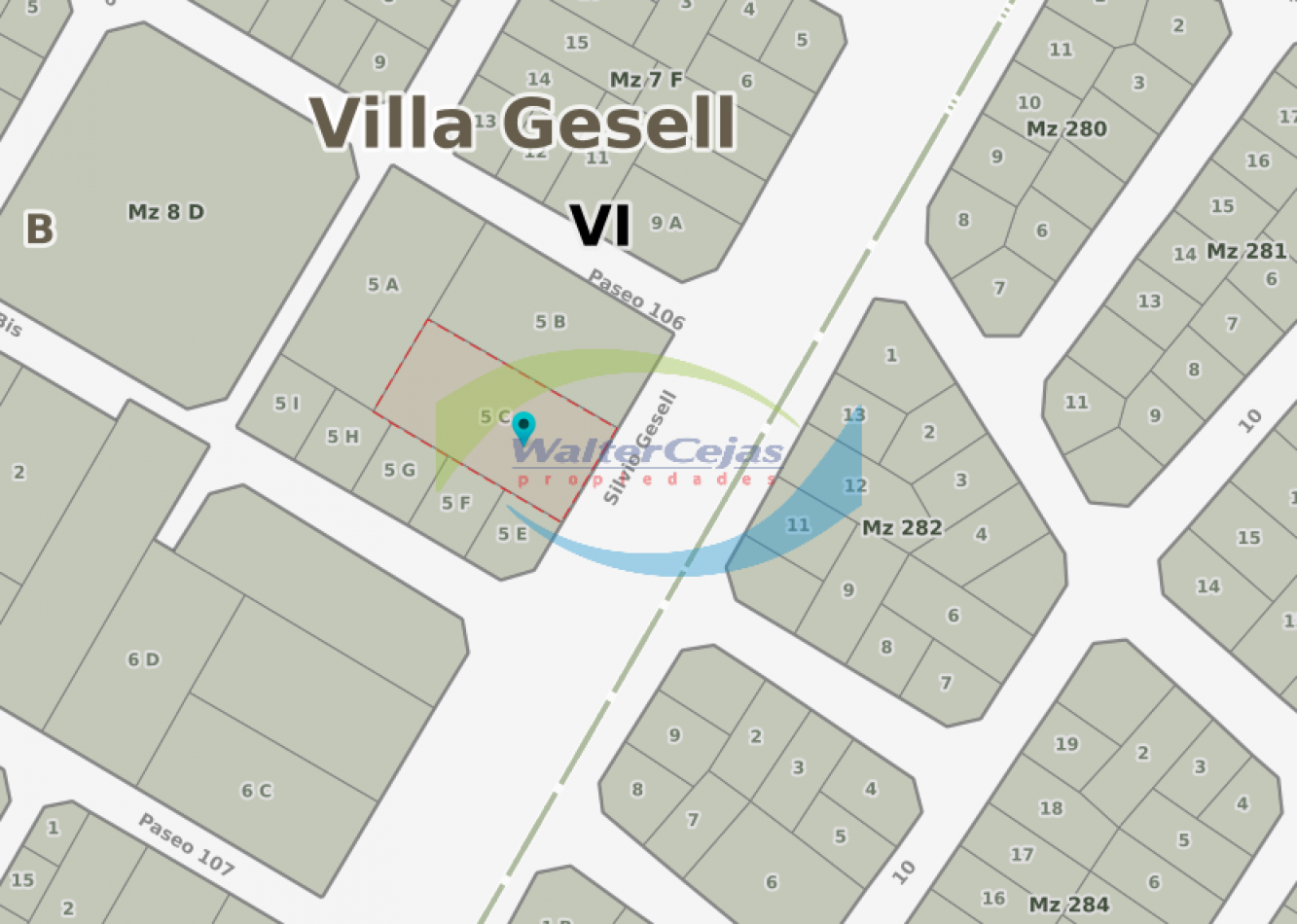 UNICO E INMEJORABLE LOTE EN VENTA SOBRE BOULEVARD SILVIO GESELL