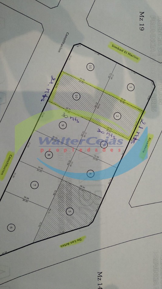 INMEJORABLE LOTE MULTIFAMILIAR COMERCIAL EN EL CORAZON DE PINAMAR