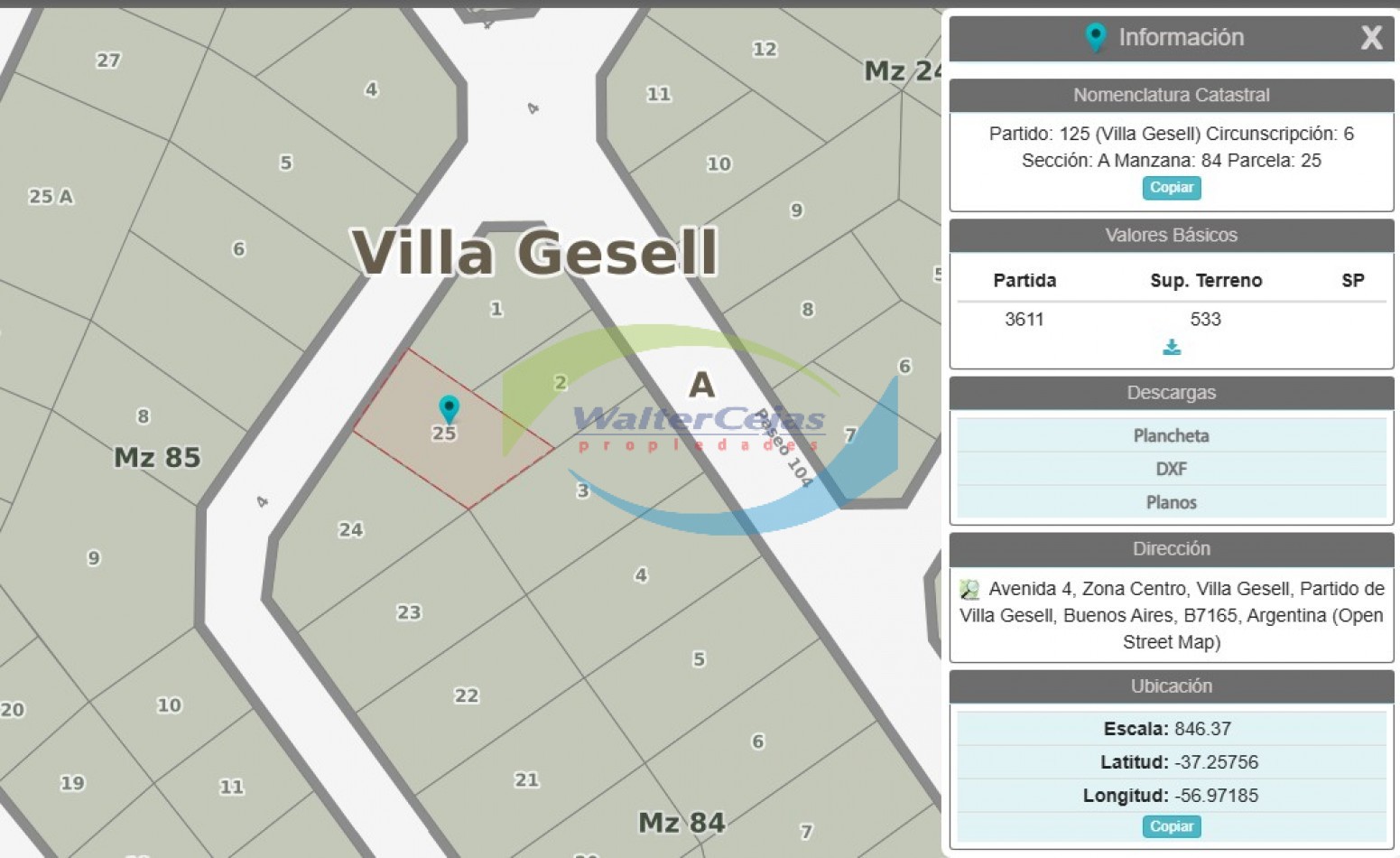 OPORTUNIDAD PARA DESARROLLADORES: Lote Multifamiliar / Hotelero en el Centro de Villa Gesell